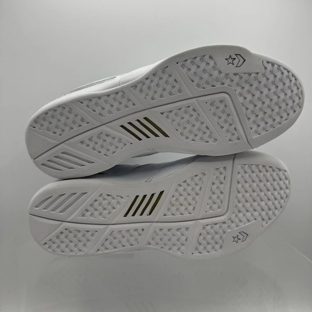 Brand New Converse Dwayne Wade Signature OX White Silver 1V191 Men's Size 8.5